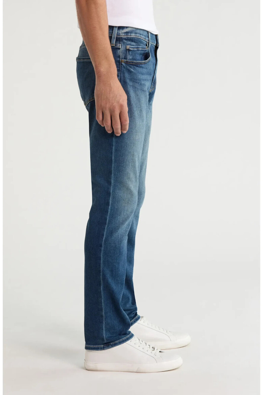 Paige Federal Slim Straight Jeans Mens Size 33 Medium Wash Cellar